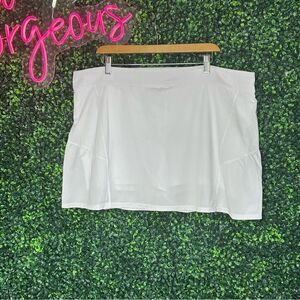 Lillie Green White Skort Skirt Sz 1X